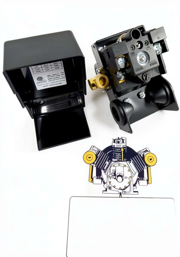 Zhiccent 4‑Port 175 psi Pressure Switch Unloader Valve for Sanborn-1