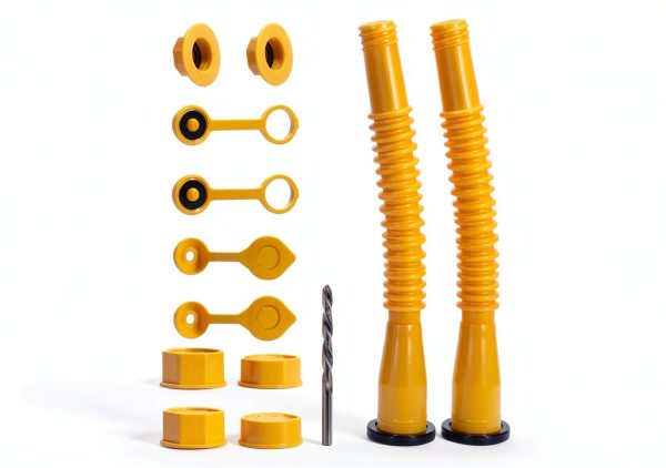Gas Can Spout Replacement Perocrk Leak Proof HDPE Dispensing Nozzle-0