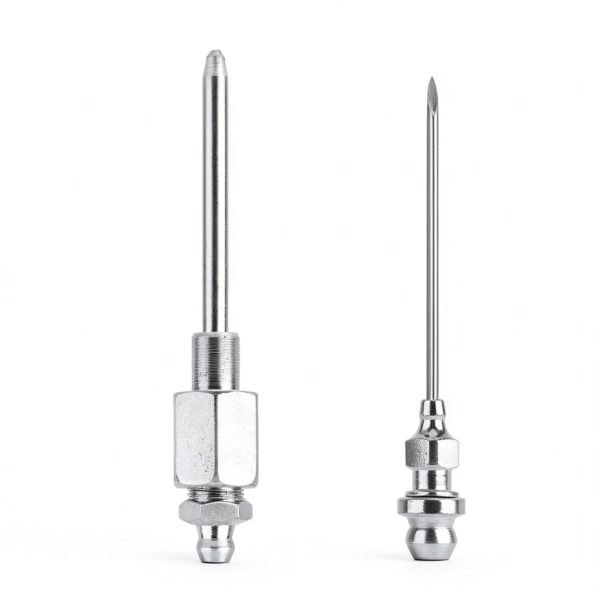 Grease Gun Needle Nozzle Kit 6pcs NQEUEPN Stainless Steel Injector Set-1