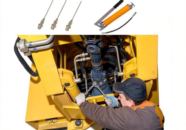 Grease Gun Accessory Set iHMeiju 5 Needle Nozzles with Dispenser-5