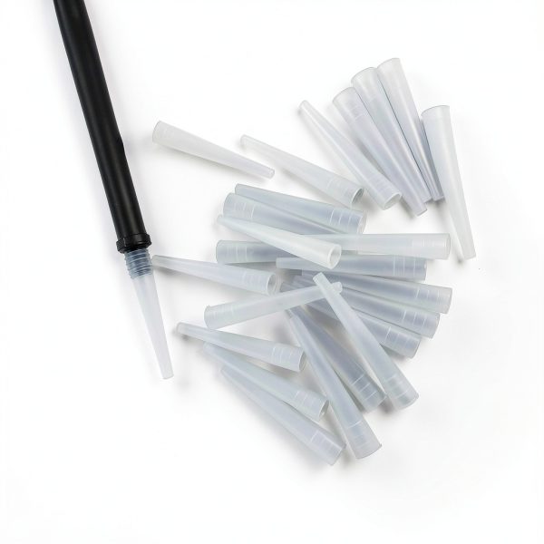 Spray foam gun nozzle Spraying foam gun accessories Reusable sealed small nozzles replacement expansion tool supplies for construction use（16 pieces of white transparent packaging）-2