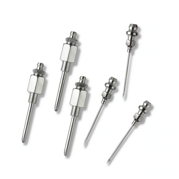 Grease Gun Needle Nozzle Kit 6pcs NQEUEPN Stainless Steel Injector Set-3